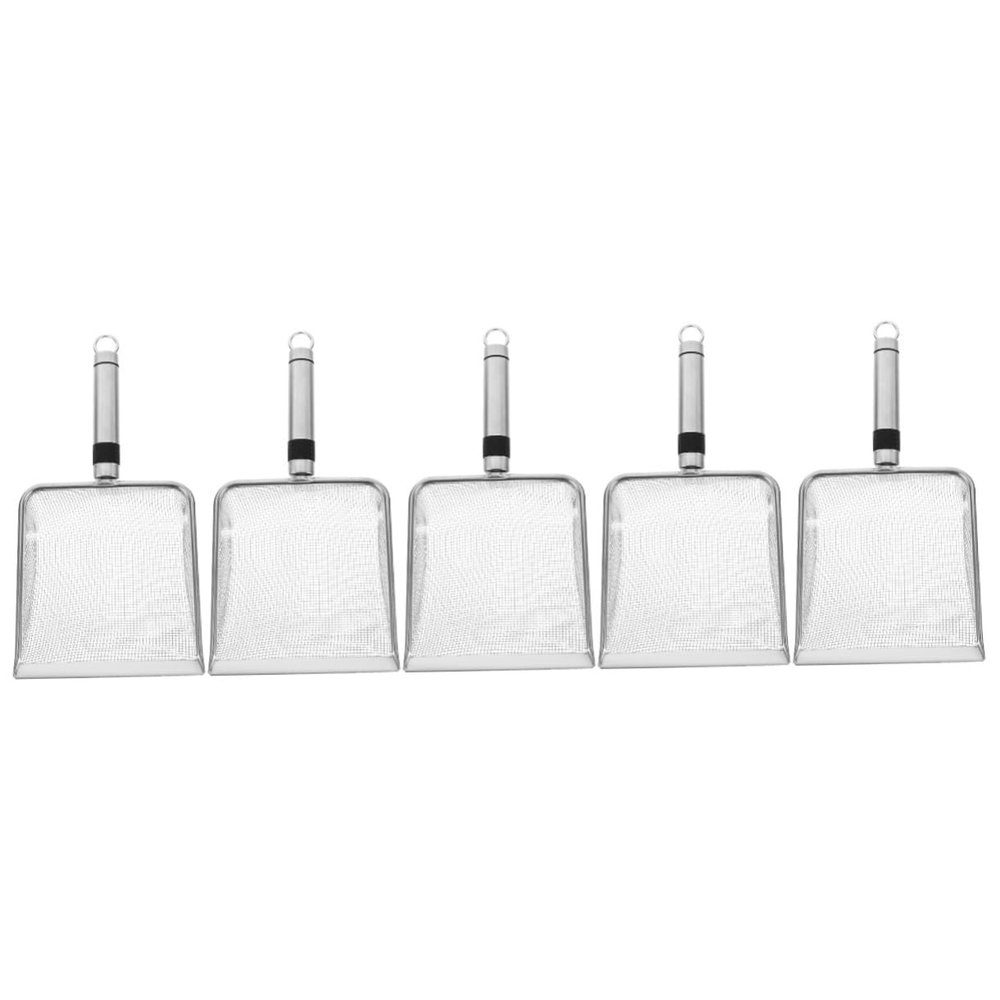 Kisangel 5-Pack Cat Litter Scoops with Ergonomic Poop Scoop