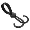 ORFOFE Reusable Double-Hook Stroller Hook, Black view 1