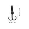 ORFOFE Reusable Double-Hook Stroller Hook, Black view 2
