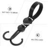 ORFOFE Reusable Double-Hook Stroller Hook, Black view 4