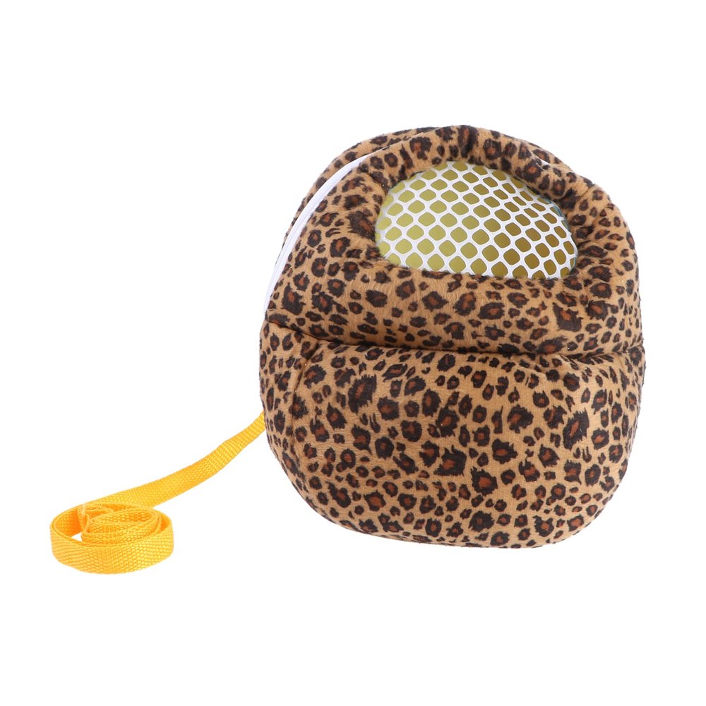 BCOATH Leopard Pet Backpack for Hamsters