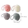 4-Pack PE Bath Scrubbers with Hanging Ropes view 3