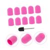 Beatifufu 50-Piece Sanding Cap Set for Nail Machines, Nail Art Tool Set with Nail Drill Bit Block for Electric Nail Files view 4