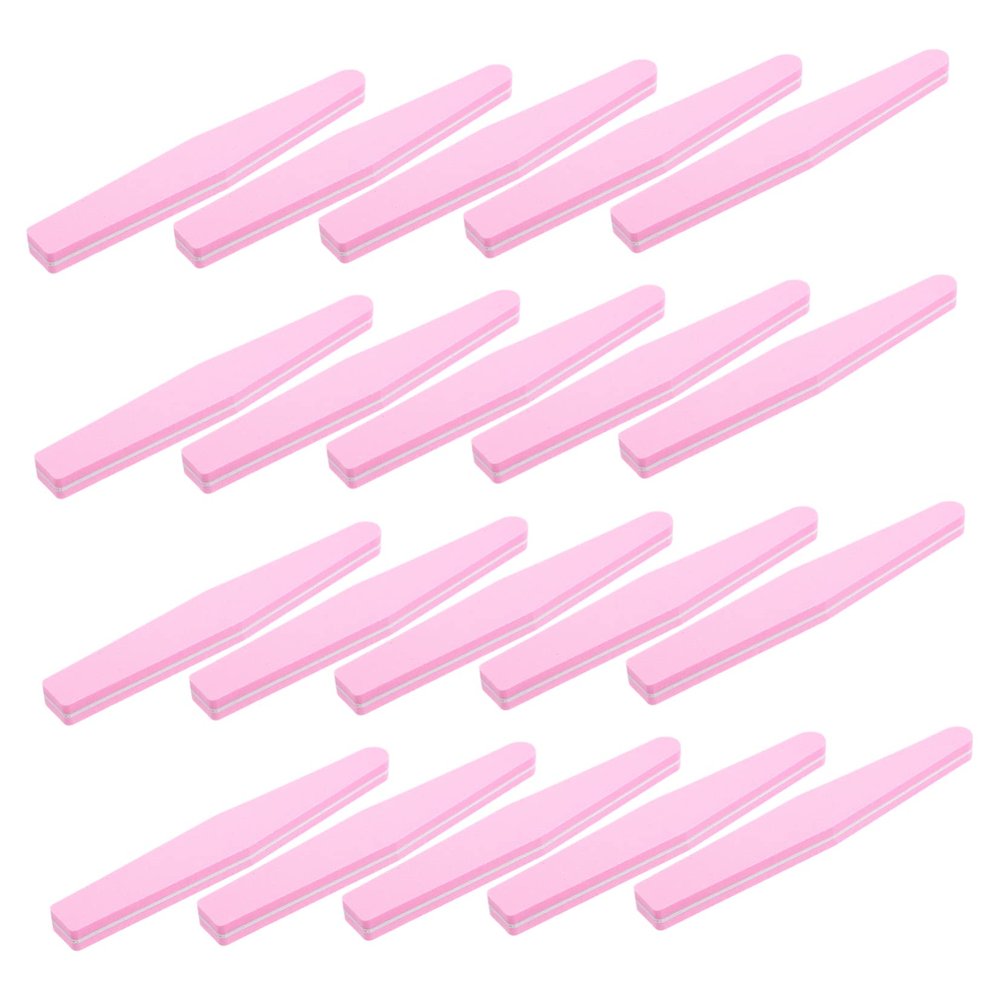 WOONEKY 20-Piece Nail Care Buffing Files, EVA and PP, Lightweight and Safe for Fingers and Toenails, Manicure and Pedicure