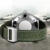 QTYQWC Nylon Watch Bands for IWC IW377724 IW371614, 20 mm 21 mm 22 mm Canvas Watch Strap, Black Army Green Blue view 4