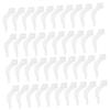 COLLBATH 20 Pairs White Silicone Anti-Slip Eyeglass Temple Sleeves view 1
