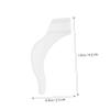 COLLBATH 20 Pairs White Silicone Anti-Slip Eyeglass Temple Sleeves view 4