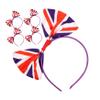 HAPINARY 20-Piece British Flag Hair Accessories with Bows view 1