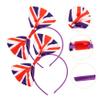 HAPINARY 20-Piece British Flag Hair Accessories with Bows view 4