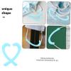 Blue Silicone Mask Ear Band Hooks, 4 Pairs view 3