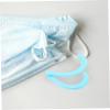 Blue Silicone Mask Ear Band Hooks, 4 Pairs view 4