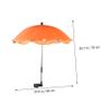 RORPOIR 2-Piece Baby Stroller Umbrellas with Adjustable Clamp and UV Protection view 4