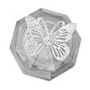 Crystal and Zinc Alloy Nail Dappen Dish with Lid view 1