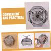 Crystal and Zinc Alloy Nail Dappen Dish with Lid view 2