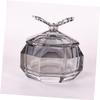 Crystal and Zinc Alloy Nail Dappen Dish with Lid view 3