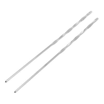 WOONEKY Copper Hair Sticks, 2-Piece Set, Silver, for DIY and Handmade Crafts