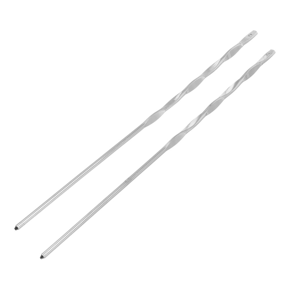 WOONEKY Copper Hair Sticks, 2-Piece Set, Silver, for DIY and Handmade Crafts