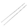 WOONEKY Copper Hair Sticks, 2-Piece Set, Silver, for DIY and Handmade Crafts view 1