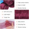 Mscat 2-Roll Burgundy Brazilian Wool Hair Yarn for Braids and Twists view 3