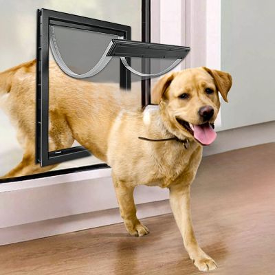Makamsui XL Dog Door for Exterior Doors, Durable Dog Door for Large and Extra-Large Dogs