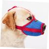 Adjustable Red Dog Muzzle, Mesh, Breathable view 3