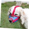 Adjustable Red Dog Muzzle, Mesh, Breathable view 4