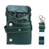 CaFfen Hair Stylist Tool Bag, PU Leather Crossbody Belt Bag, Green view 1