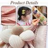3-Piece Flower Baby Headbands and 5-Piece Flower Hair Clips for Baby Girls view 3