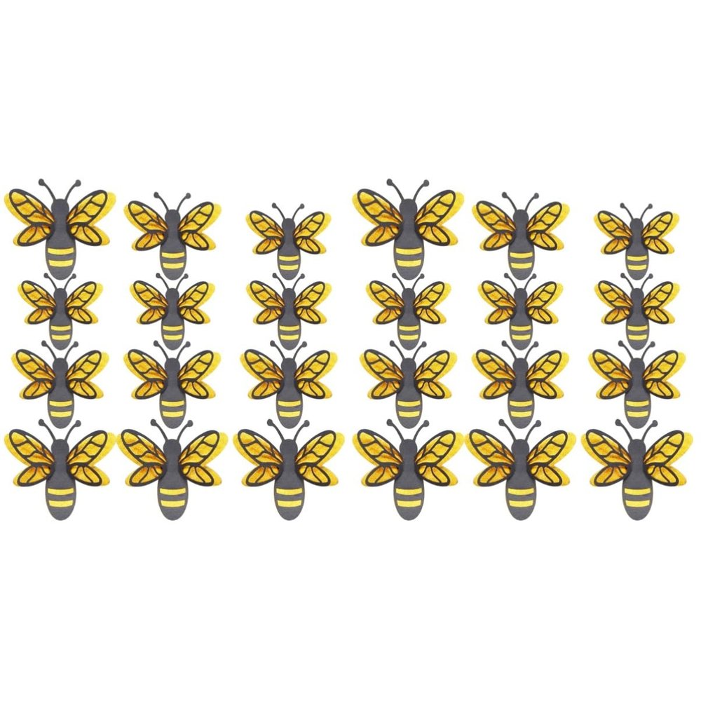 PRETYZOOM Removable Simulated Bee Wall Stickers for Kids' Rooms
