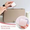 FERCAISH 2-Piece Portable Contact Lens Case Set with Mirror, Rose Gold view 4