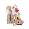 16 cm Fetish High Heels for Women, Unisex Stilettos for Men and Women, Apricot, EU 42 view 3