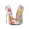 16 cm Fetish High Heels for Women, Unisex Stilettos for Men and Women, Apricot, EU 42 view 4