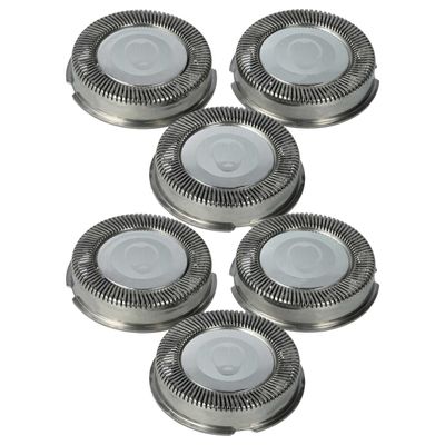 vhbw 6-Pack Replacement Shaving Heads Compatible with Philips HQ4830