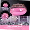 VILLFUL Plastic Hamster Bath with Play Tunnel, Compact and Easy to Clean view 2