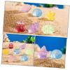 ORFOFE 8-Piece Luminous Sea Creature Aquarium Decoration Set view 2