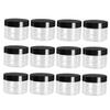 HONMEET 12-Piece 120 ml Mask Cream Containers, Portable and Leakproof PET Cosmetic Storage Jars view 1