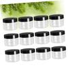 HONMEET 12-Piece 120 ml Mask Cream Containers, Portable and Leakproof PET Cosmetic Storage Jars view 2