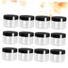 HONMEET 12-Piece 120 ml Mask Cream Containers, Portable and Leakproof PET Cosmetic Storage Jars view 3