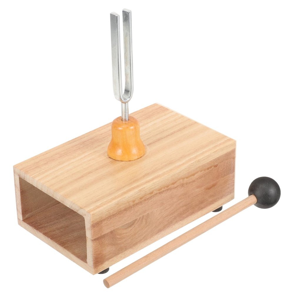 512 Hz Steel Tuning Fork for Sound Therapy with Mallet