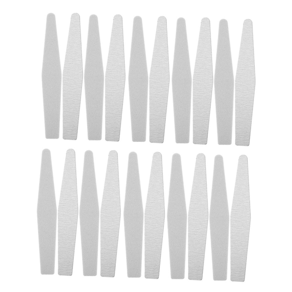 Small Sponge Nail Files, 20-Piece Set for Manicures