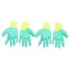 WOONEKY Anti-Bite Protective Gloves for Hamsters, 2 Pairs, Green view 1