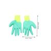 WOONEKY Anti-Bite Protective Gloves for Hamsters, 2 Pairs, Green view 2
