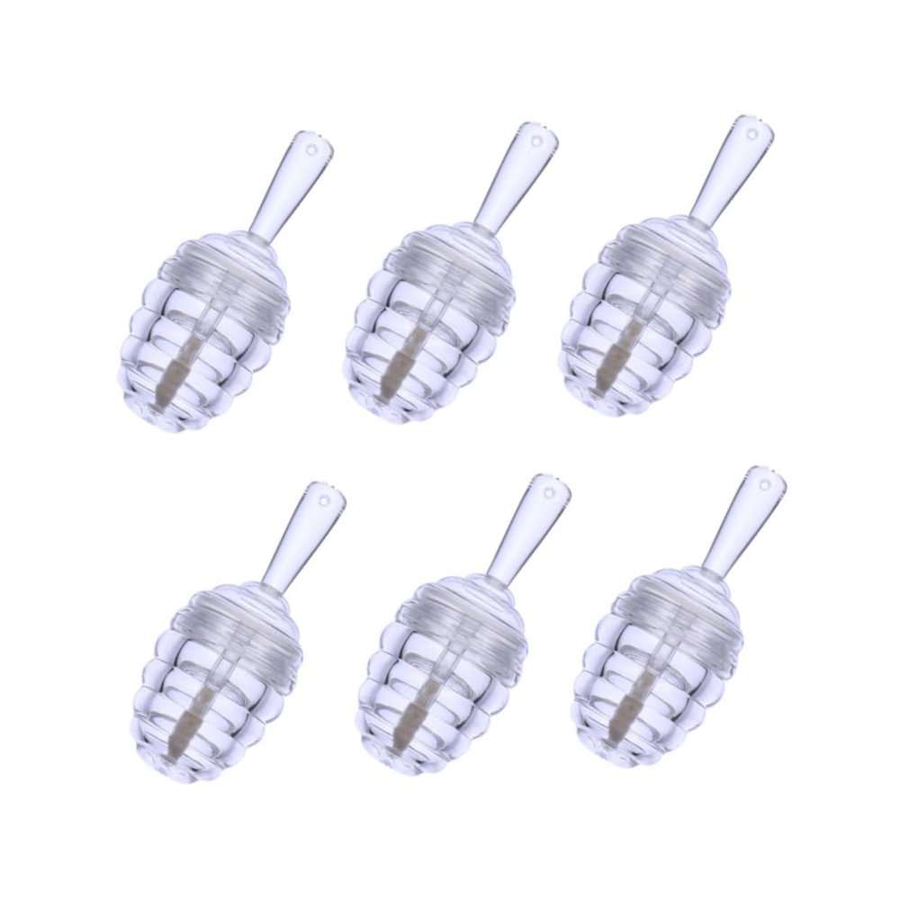 6 Empty Honeycomb Lip Gloss Tubes, 8 mL, ABS
