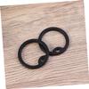 Silicone Dog Tag Silencers, Noise-Reducing, 12 Pieces, Black view 2