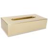 Gold-Tone Stainless Steel Tissue Box for Office and Family Room view 1