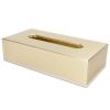 Gold-Tone Stainless Steel Tissue Box for Office and Family Room view 2