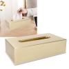Gold-Tone Stainless Steel Tissue Box for Office and Family Room view 4