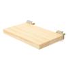 CORHAD Rectangular Wooden Bird Perch Platform with Stand view 1