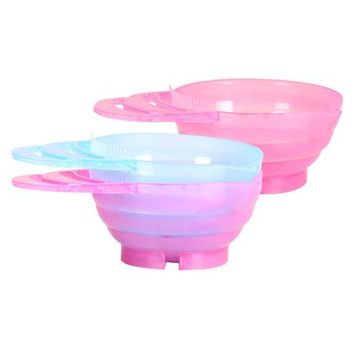 WOONEKY 3-Piece PP Hair Dye Bowls with Handles
