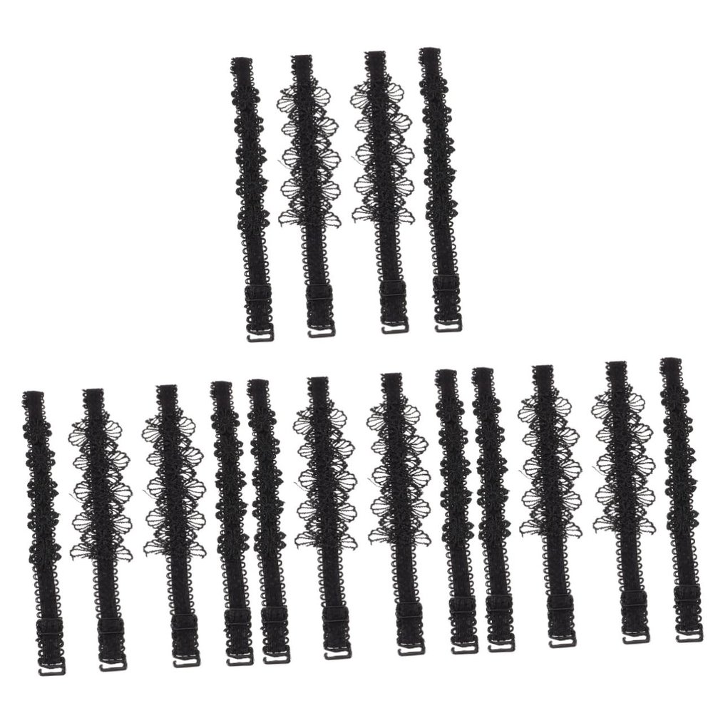 SAFIGLE 8 Pairs Elastic High-Heel Shoe Straps for Women